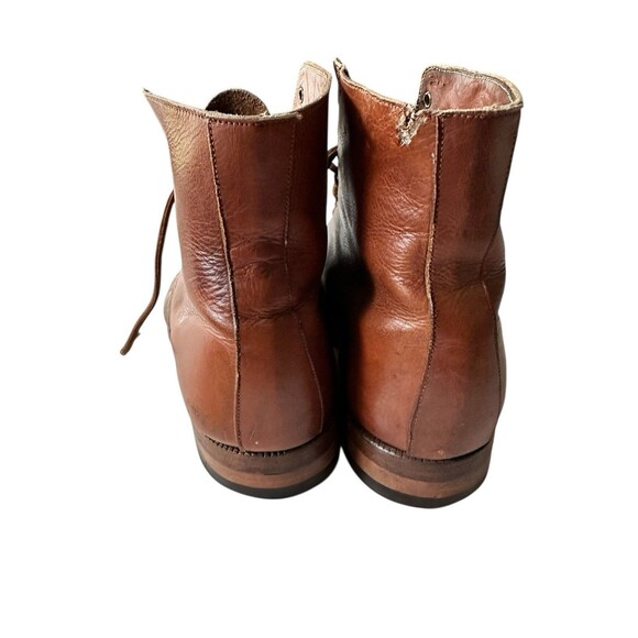 Crocket And Jones For Ralph Lauren Polo Brown Field Leather Man Boots Derbys  10 - Picture 3 of 7